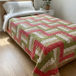 Unfinished Cotton Quilt Piece